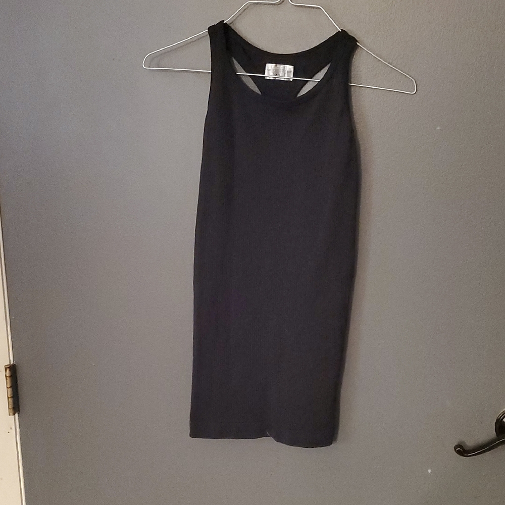 Athleta Black Recycled Polyester Top Sixe M